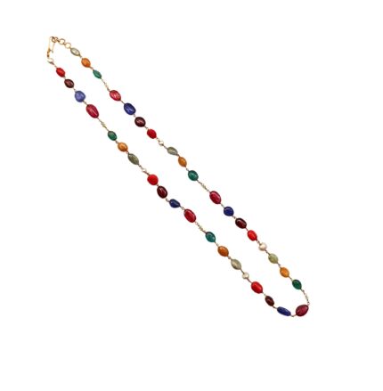 Novaratna Mala with all-Natural Gemstone